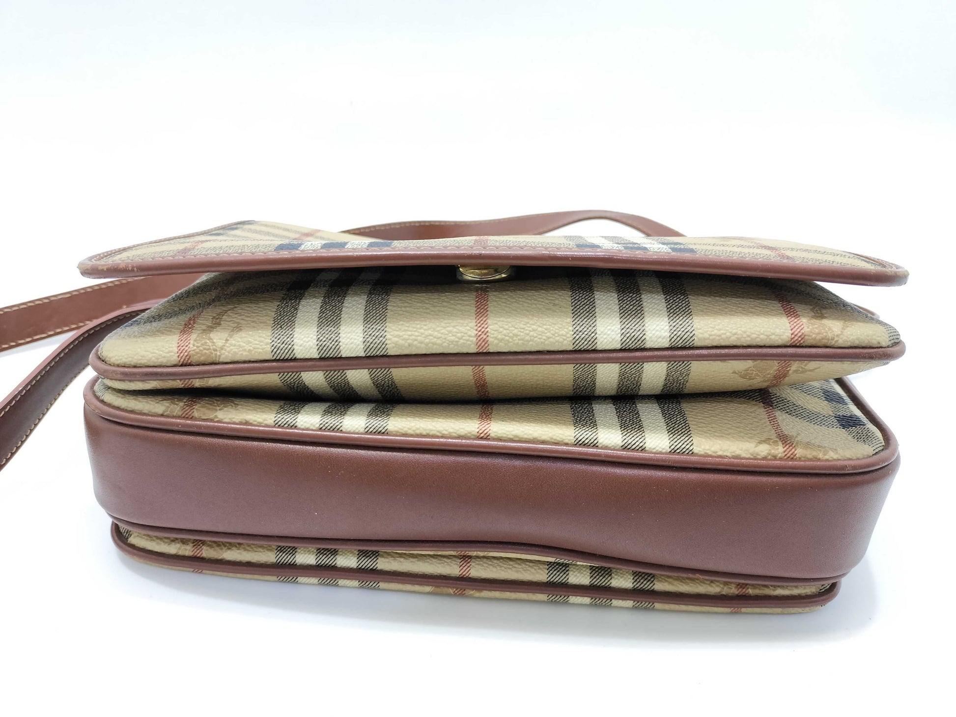 BURBERRY Nova Check Shoulder Bag PVC Shoulder Bag