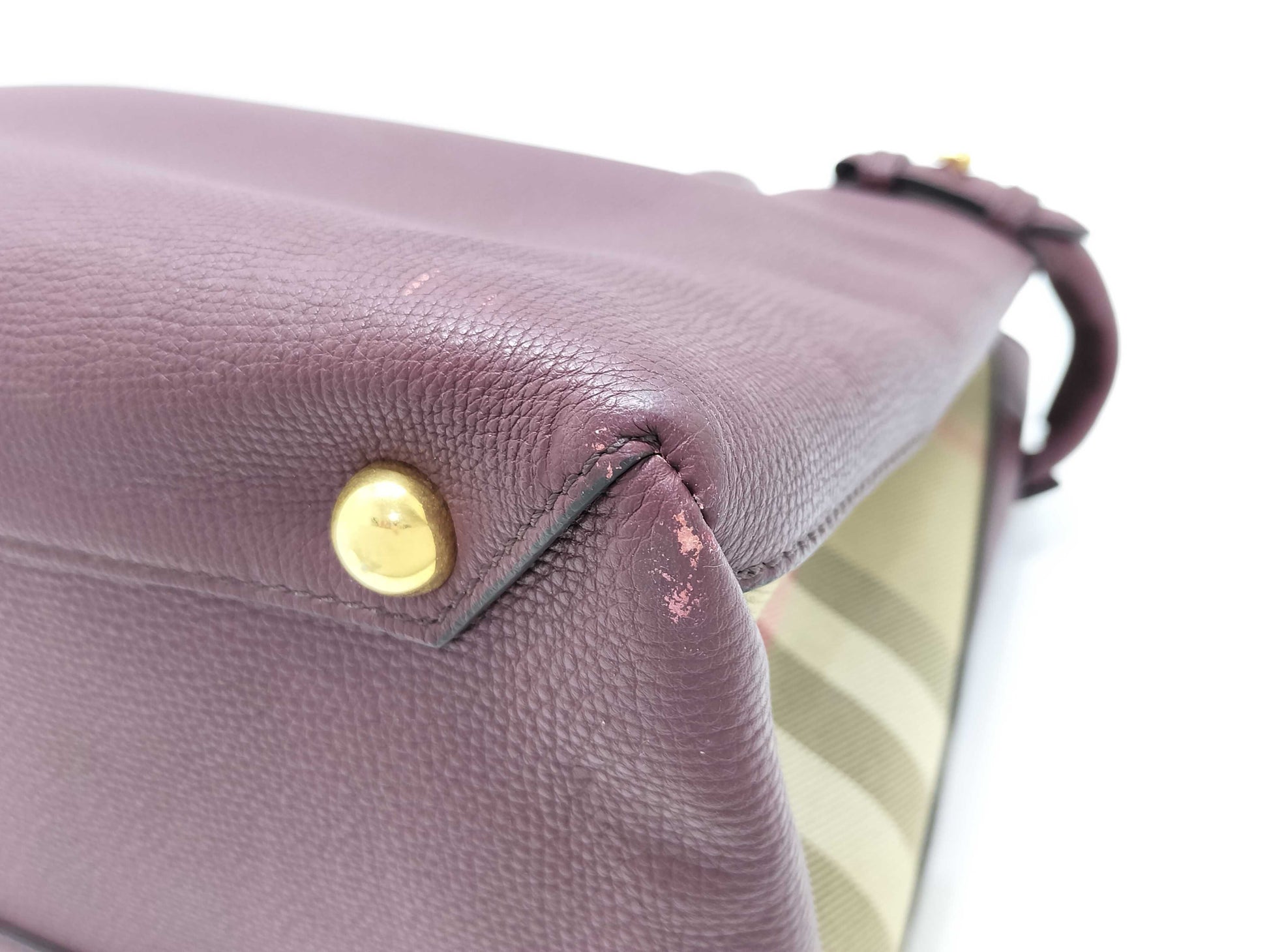 BURBERRY Banner Bag 2-way Shoulder Bag Handbag