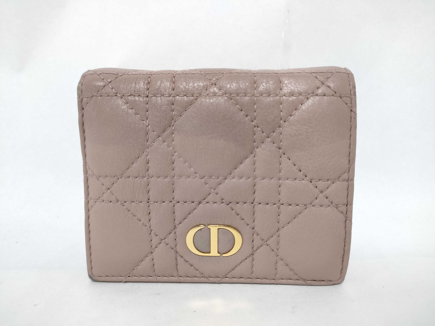 Dior Christian Dior Cannage Caro Folding Wallet