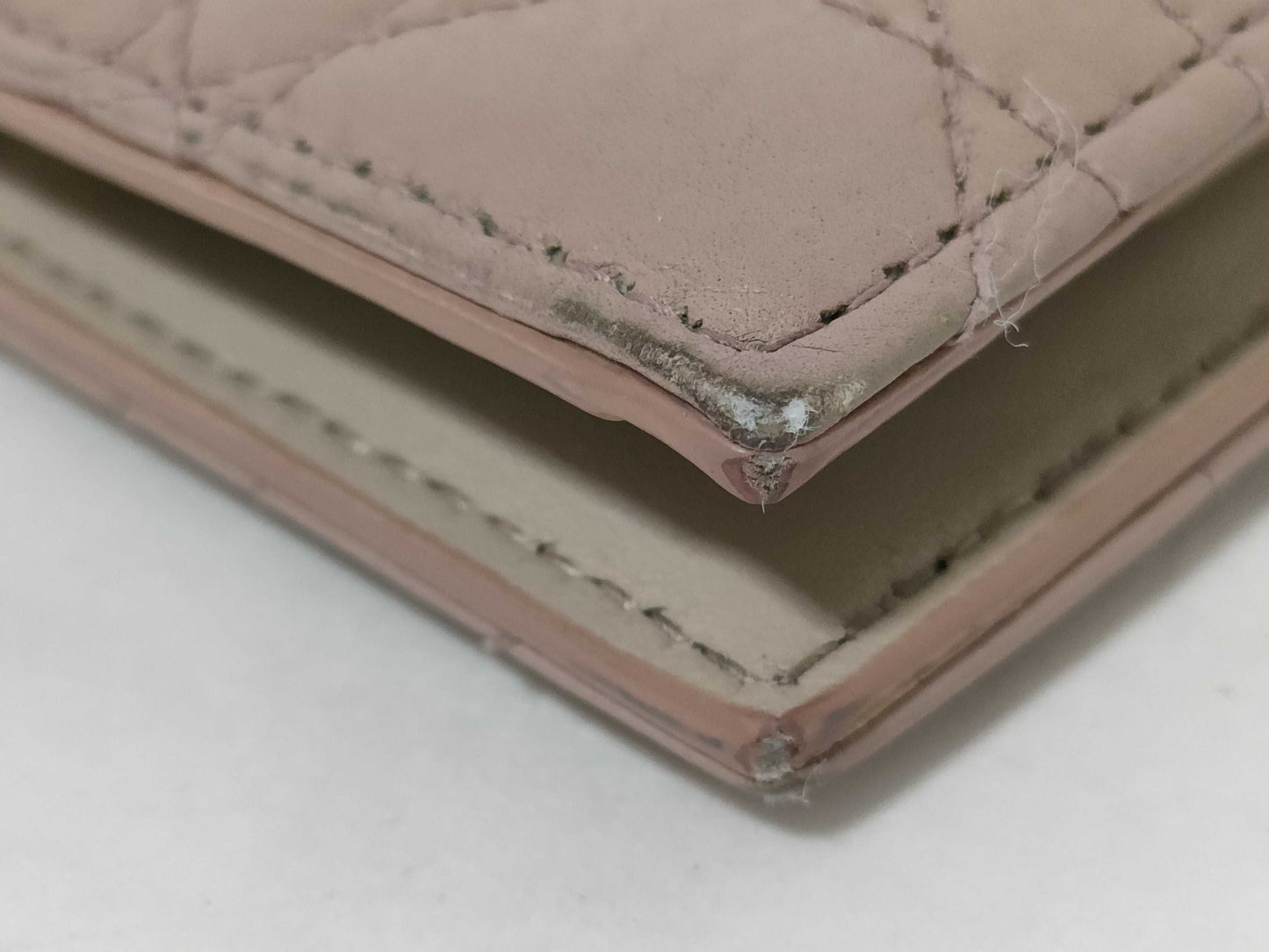 Dior Christian Dior Cannage Caro Folding Wallet