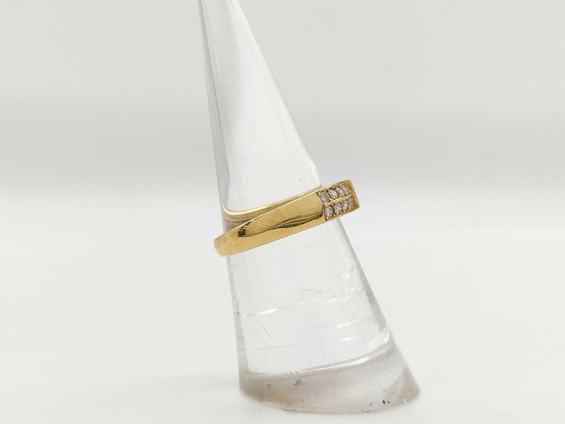 D0.22ct/0.25ct K18 3.5g Ring 