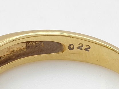 D0.22ct/0.25ct K18 3.5g Ring 