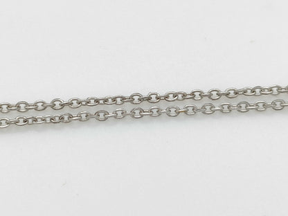 D1.00ct K18WG 2.2g Necklace 