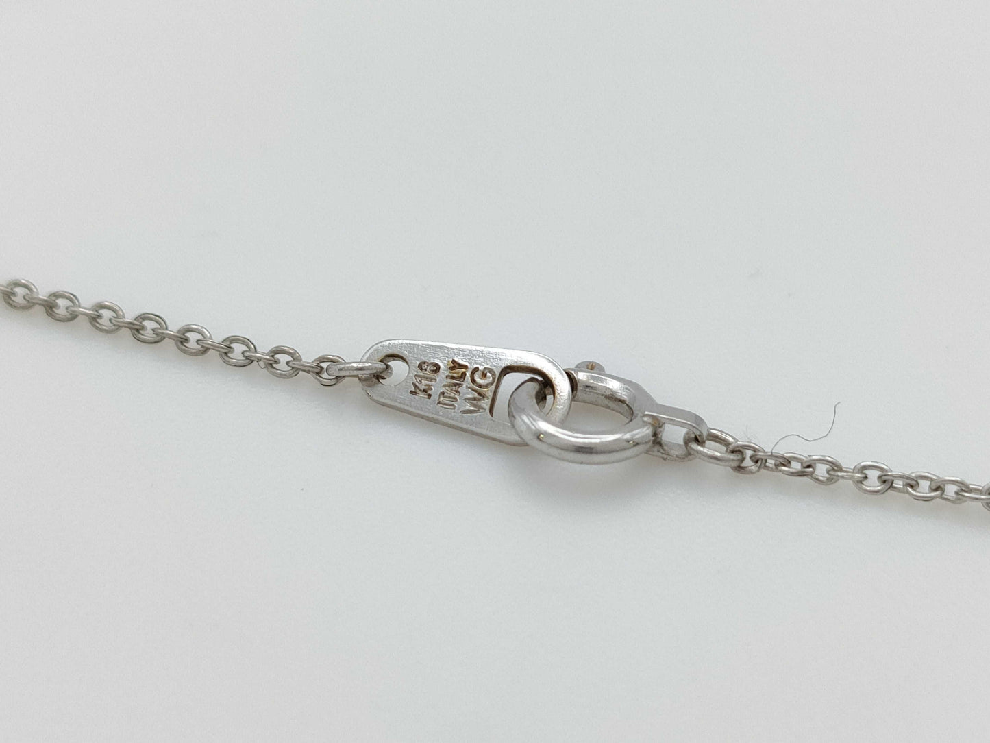 D1.00ct K18WG 2.2g Necklace 