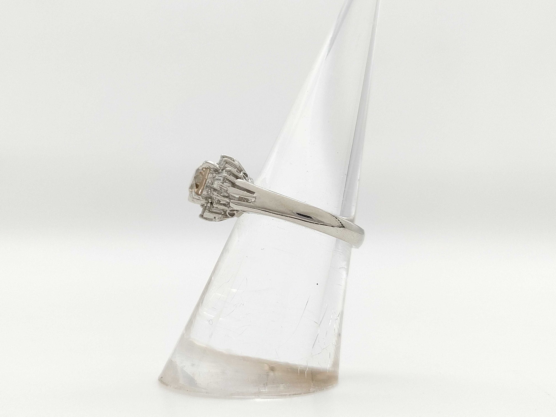 D0.76ct FD0.25ct PT900 5.7g Ring 