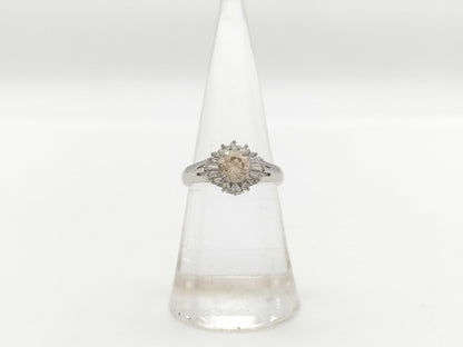 D0.76ct FD0.25ct PT900 5.7g Ring 