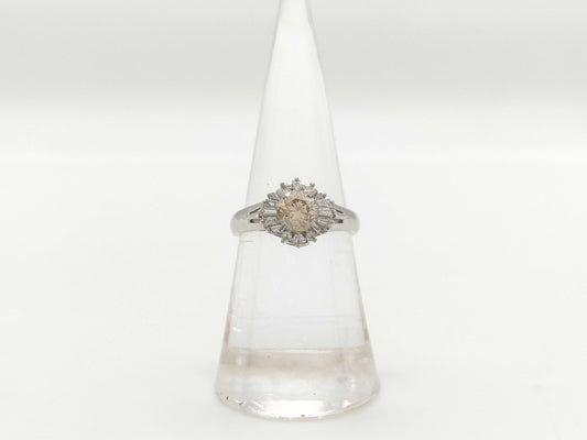 D0.76ct FD0.25ct PT900 5.7g Ring 