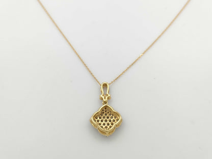 D0.75ct K18 3.8g Necklace 