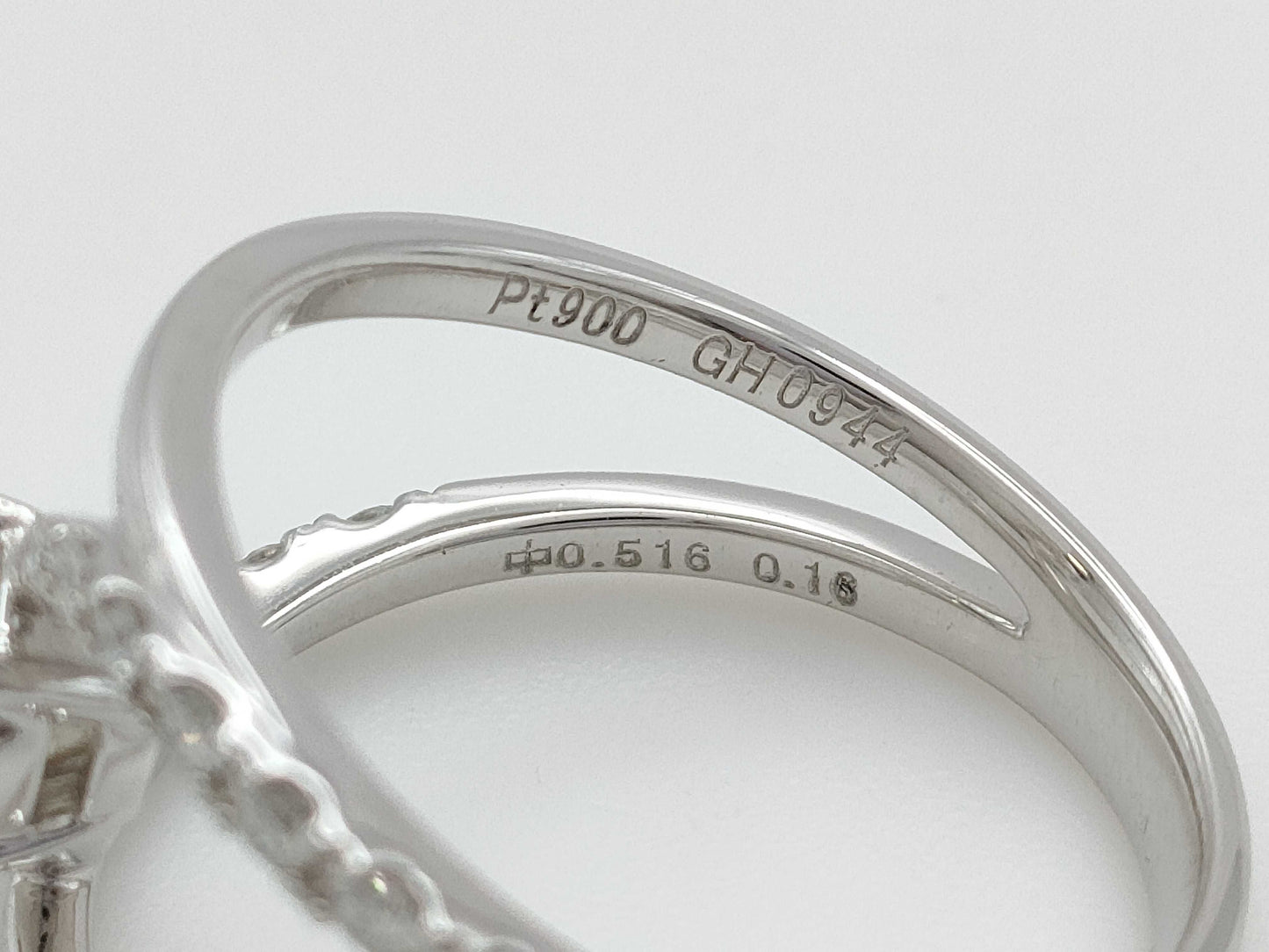 D0.516ct FD0.16ct PT900 5.7g Ring 