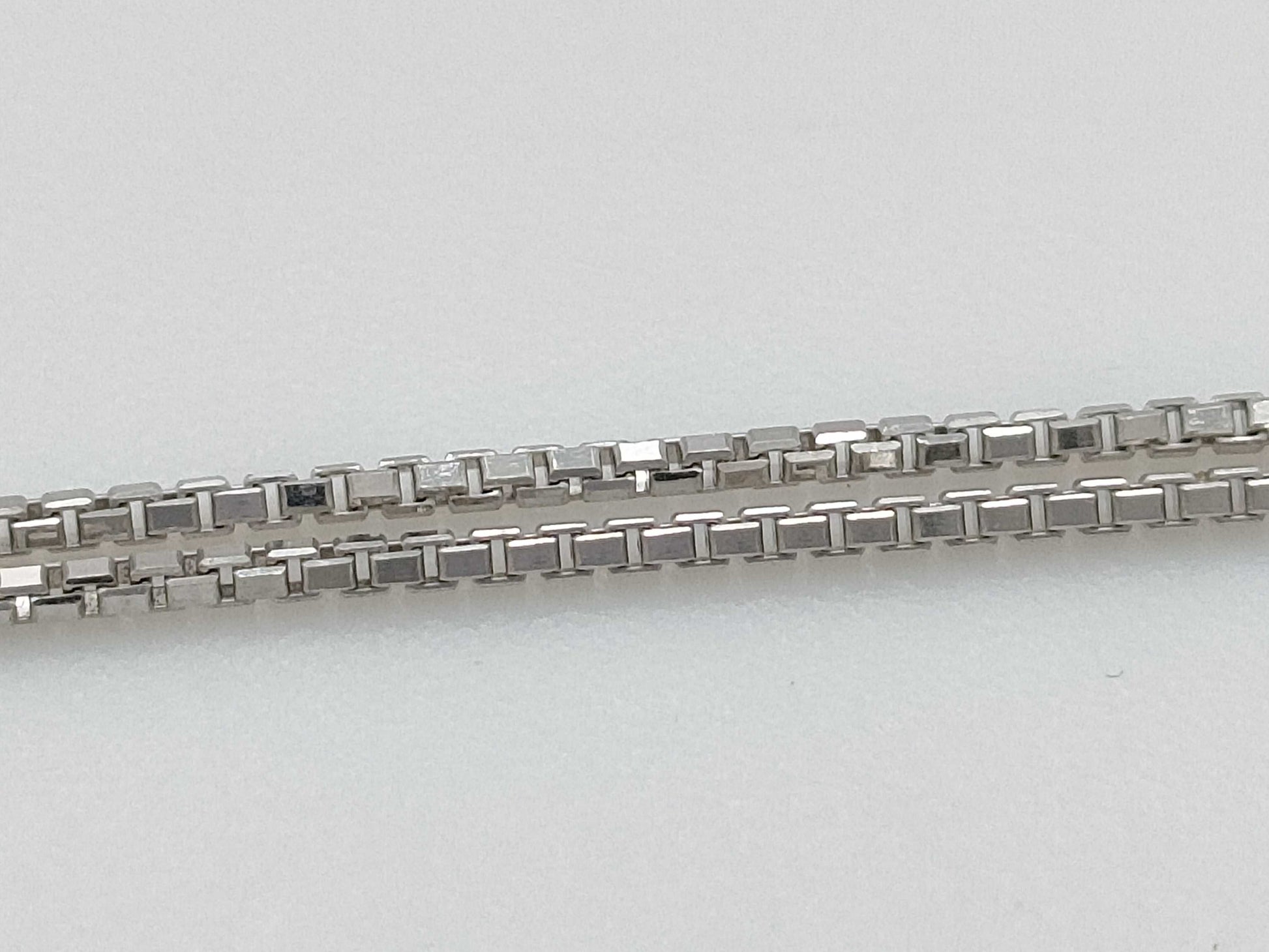 D0.19ct/0.15ct K18/K18WG 4.8g Necklace 