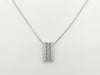 D0.19ct/0.15ct K18/K18WG 4.8g Necklace 