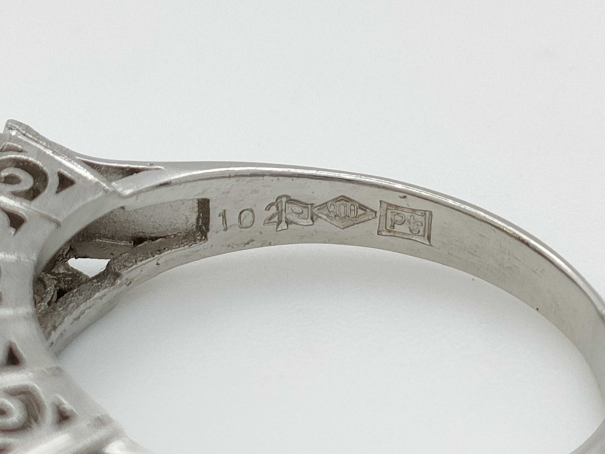 D1.02ct PT900 5.6g Ring 