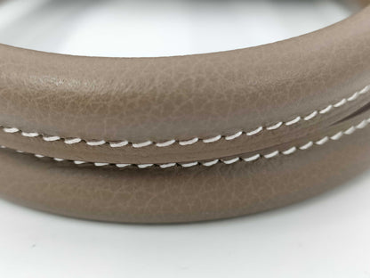 HERMES Shoulder Birkin 29 Etoupe x Evercolor x Silver Hardware x K Stamp Shoulder Bag