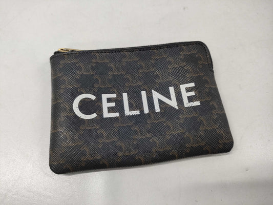 CELINE Triomphe Canvas Coin Case