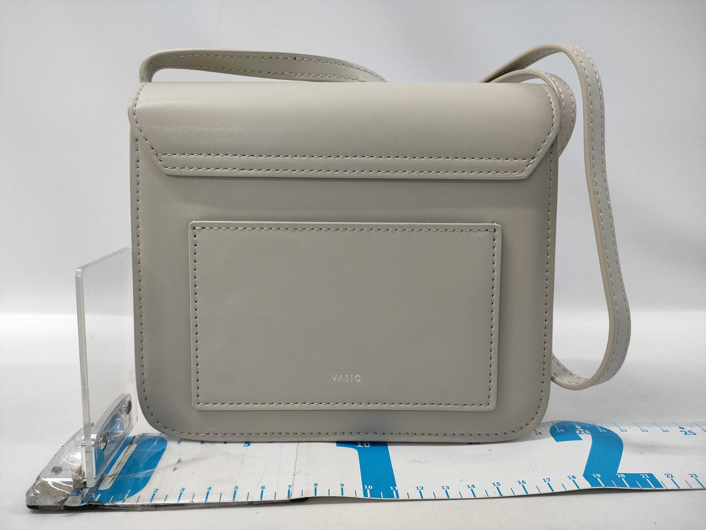 Vasic CITY MINI MINI Shoulder Bag, Gray Leather