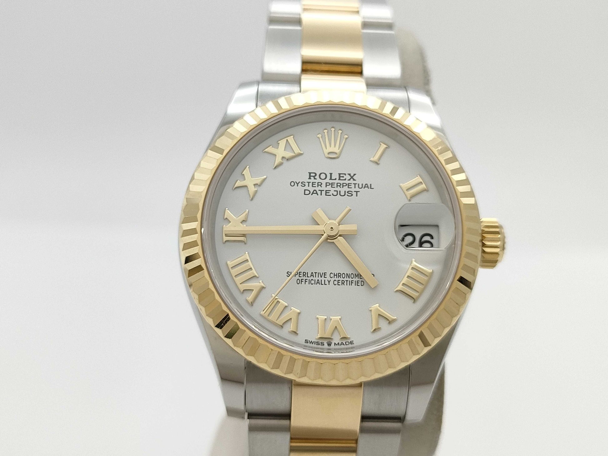 ROLEX 278273 4K638468 White Roman Women's Watch