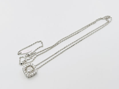 MONNICKENDAM Monnickendam D0.501ct, FD0.34ct, 18K White Gold, 5.0g Necklace 