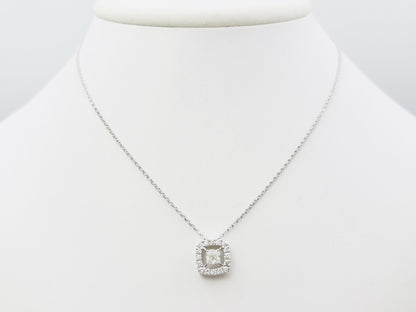MONNICKENDAM Monnickendam D0.501ct, FD0.34ct, 18K White Gold, 5.0g Necklace 