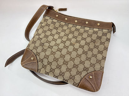 GUCCI GG Canvas Shoulder Bag