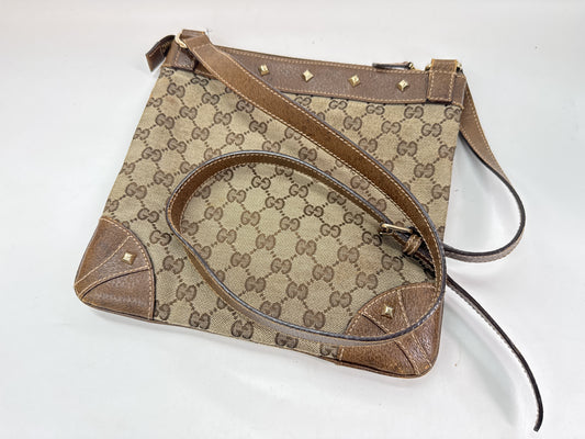 GUCCI GG Canvas Shoulder Bag