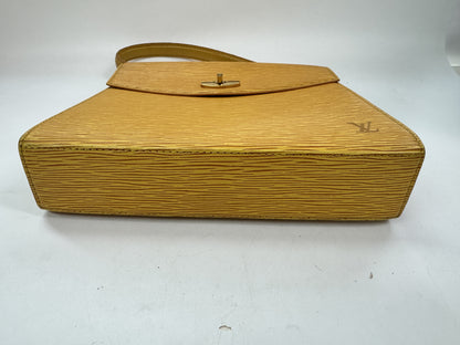 LOUIS VUITTON Malesherbes Tassili Yellow Handbag