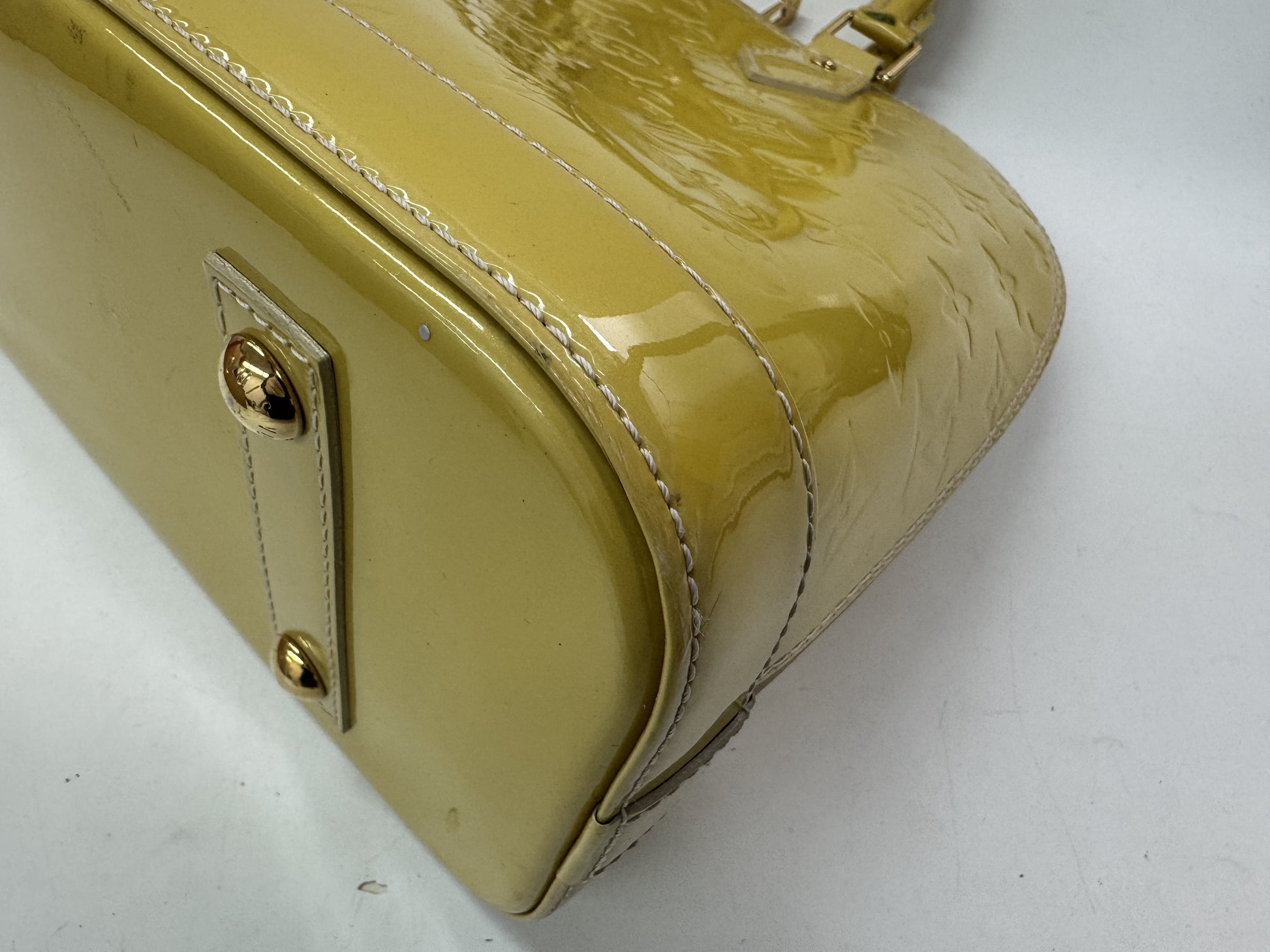 LOUIS VUITTON Alma PM Jaune Passion Handbag