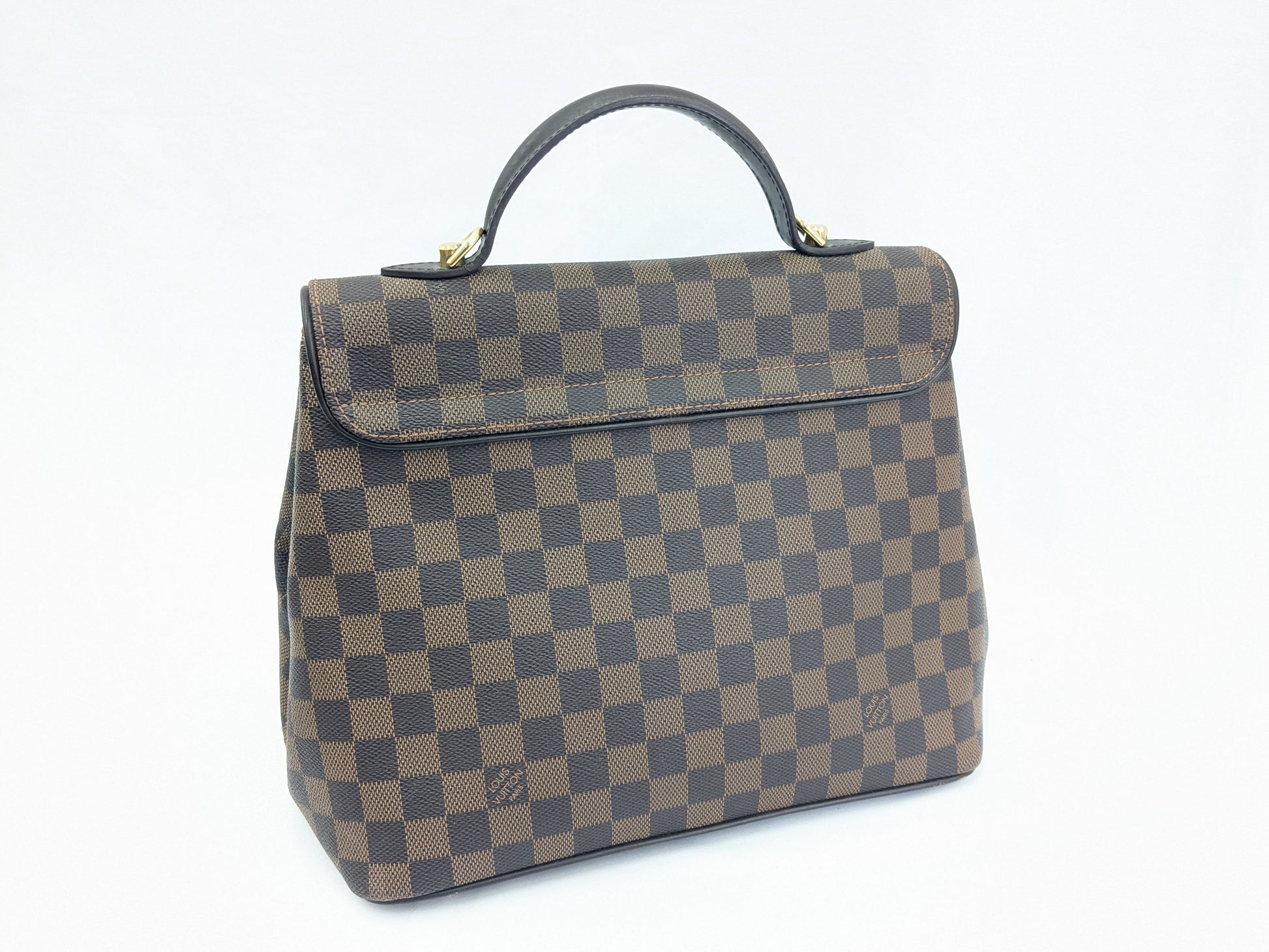 LOUIS VUITTON LV Damier Bergamo MM Handbag