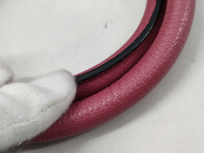 Miu Miu RN1016 Madras 2-way Shoulder Bag, Leather, Gold Hardware, Pink Handbag