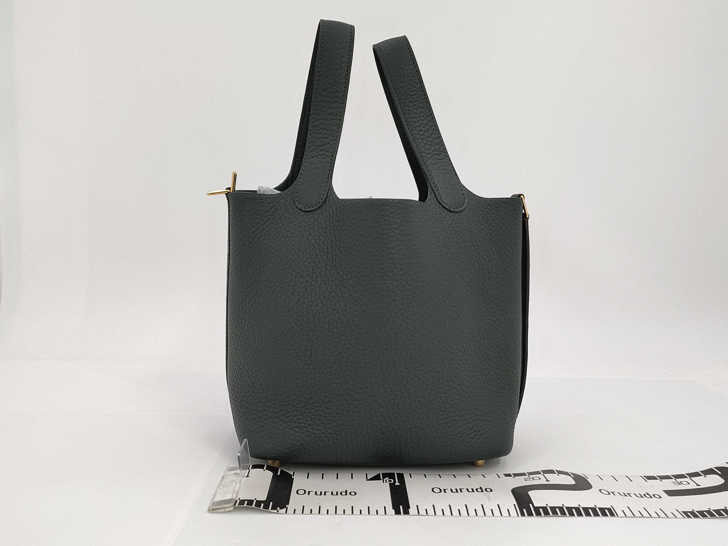 HERMES Picotin Lock 18 Vert Mangrove x Taurillon Clemence x Gold Hardware x K Stamp Handbag