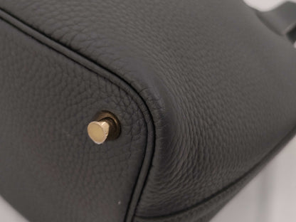 HERMES Picotin Lock 18 Vert Mangrove x Taurillon Clemence x Gold Hardware x K Stamp Handbag