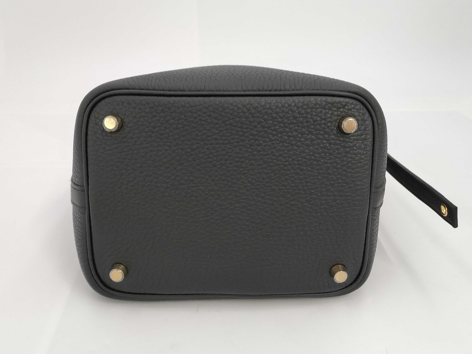 HERMES Picotin Lock 18 Black x Taurillon Clemence Leather x Gold Hardware x K Stamp Handbag