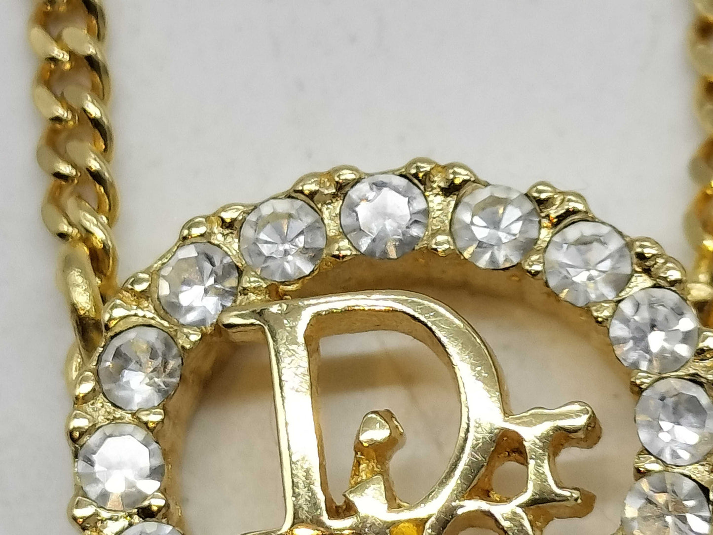 Dior Christian Dior Earrings and Necklace Set GP Necklace