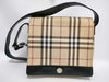 BURBERRY Nova Check PVC Shoulder Bag, Beige