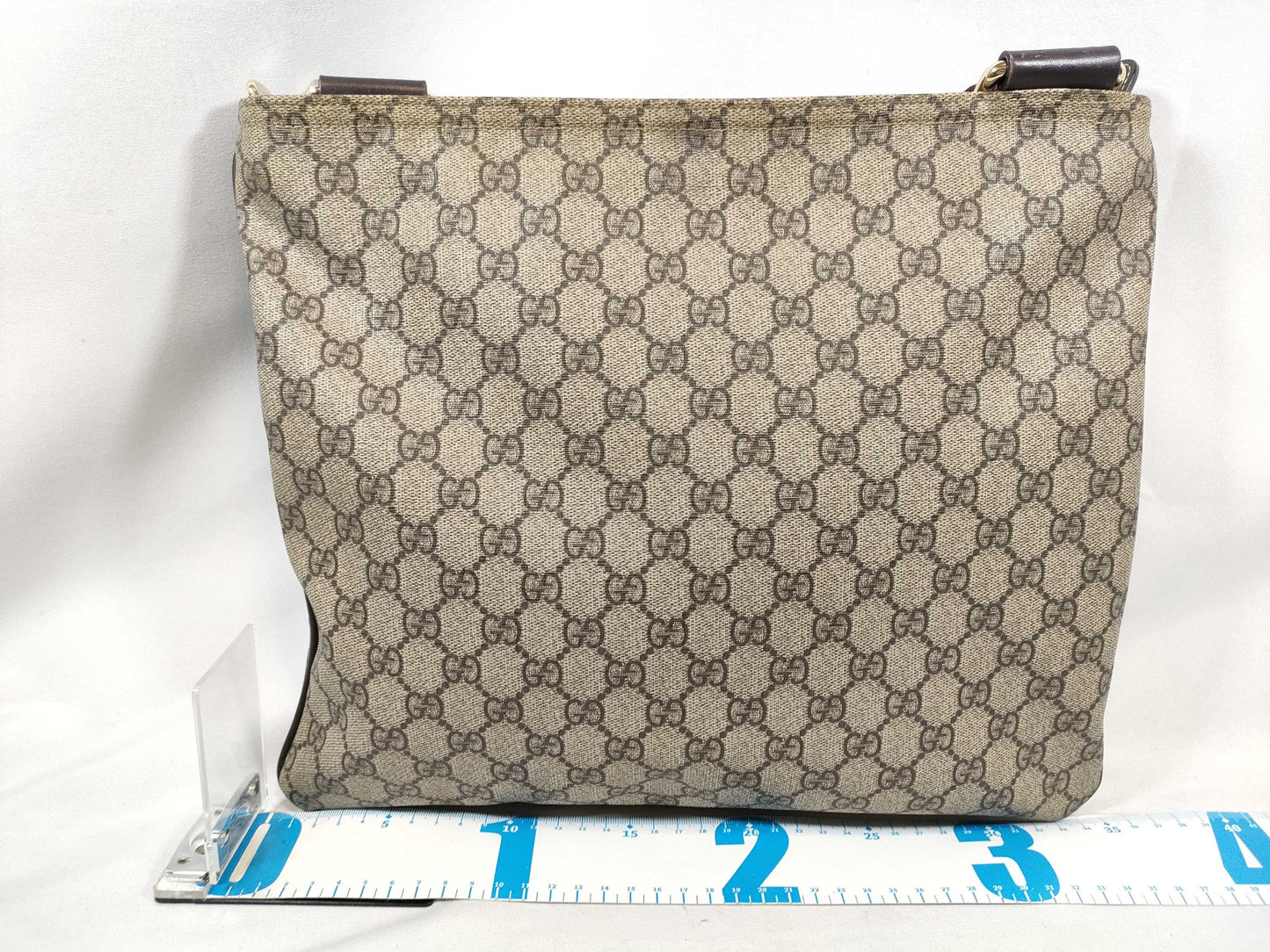 GUCCI GG Supreme Shoulder Bag 201446 205011 Brown x Beige Shoulder Bag