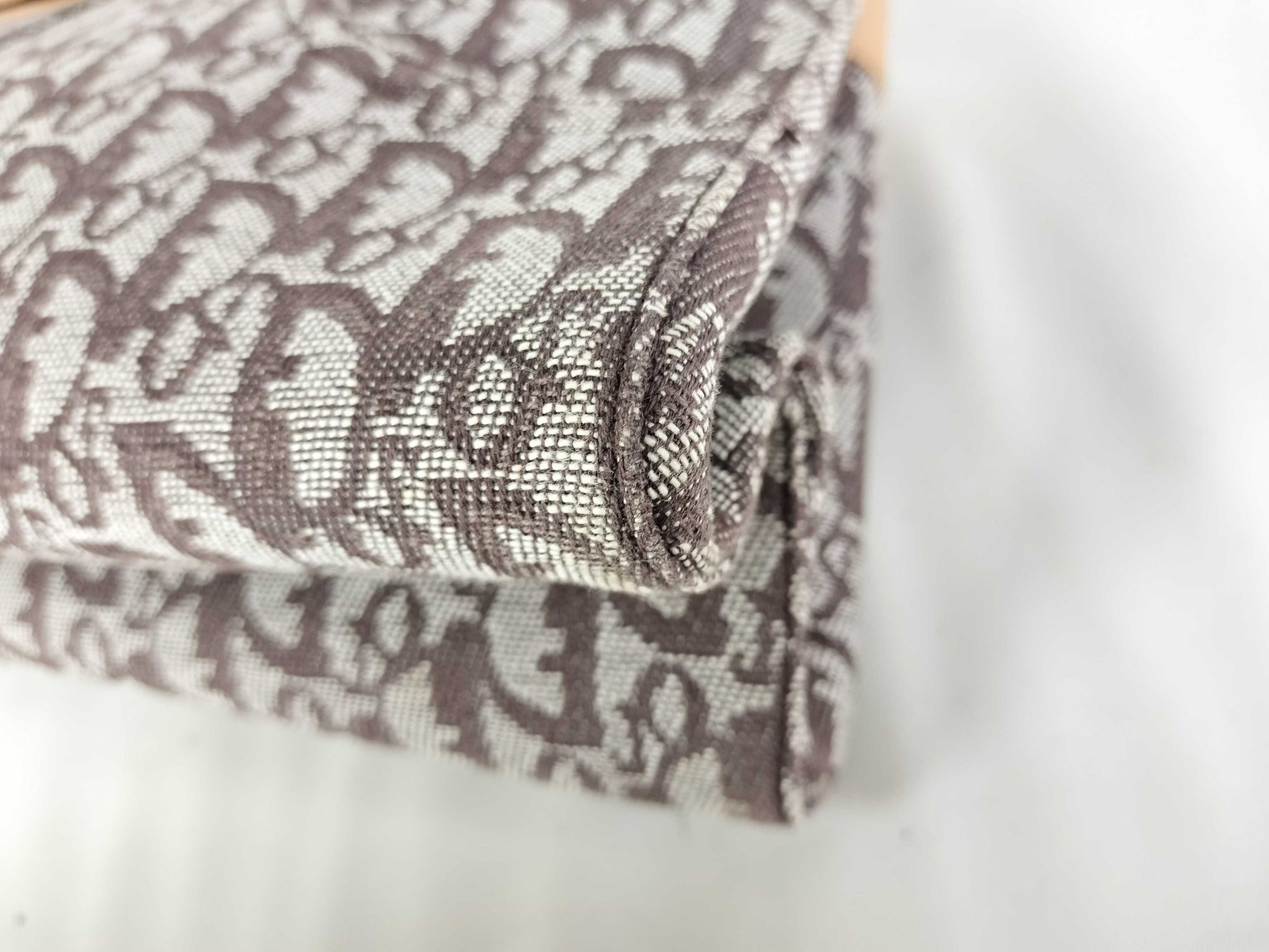 Dior Christian Dior Trotter Canvas and Leather Handbag BM-0042 Brown and Camel