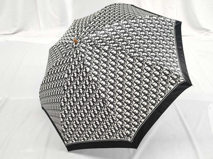 Dior Christian Dior Trotter Polyester Umbrella, Gray, Umbrella 