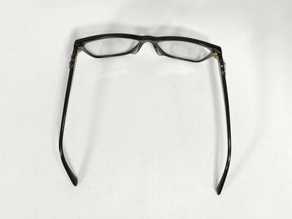  CHANEL Coco Mark Plastic Glasses 3420-S-A Dark Brown Prescription Sunglasses