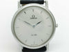 OMEGA De Ville 56349668 Stainless Steel/Leather/QZ Silver Dial Non-Working/No Operational Guarantee Boys' Watch