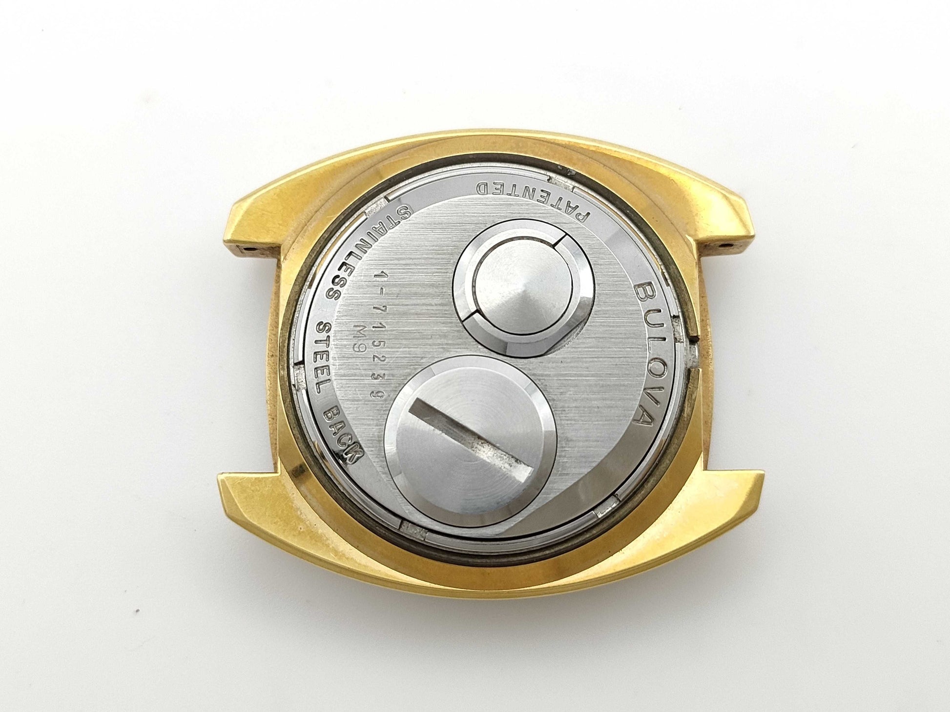 Bulova Accutron M9 1-715239 Tuning Fork Skeleton Dial Quartz Men's Watch