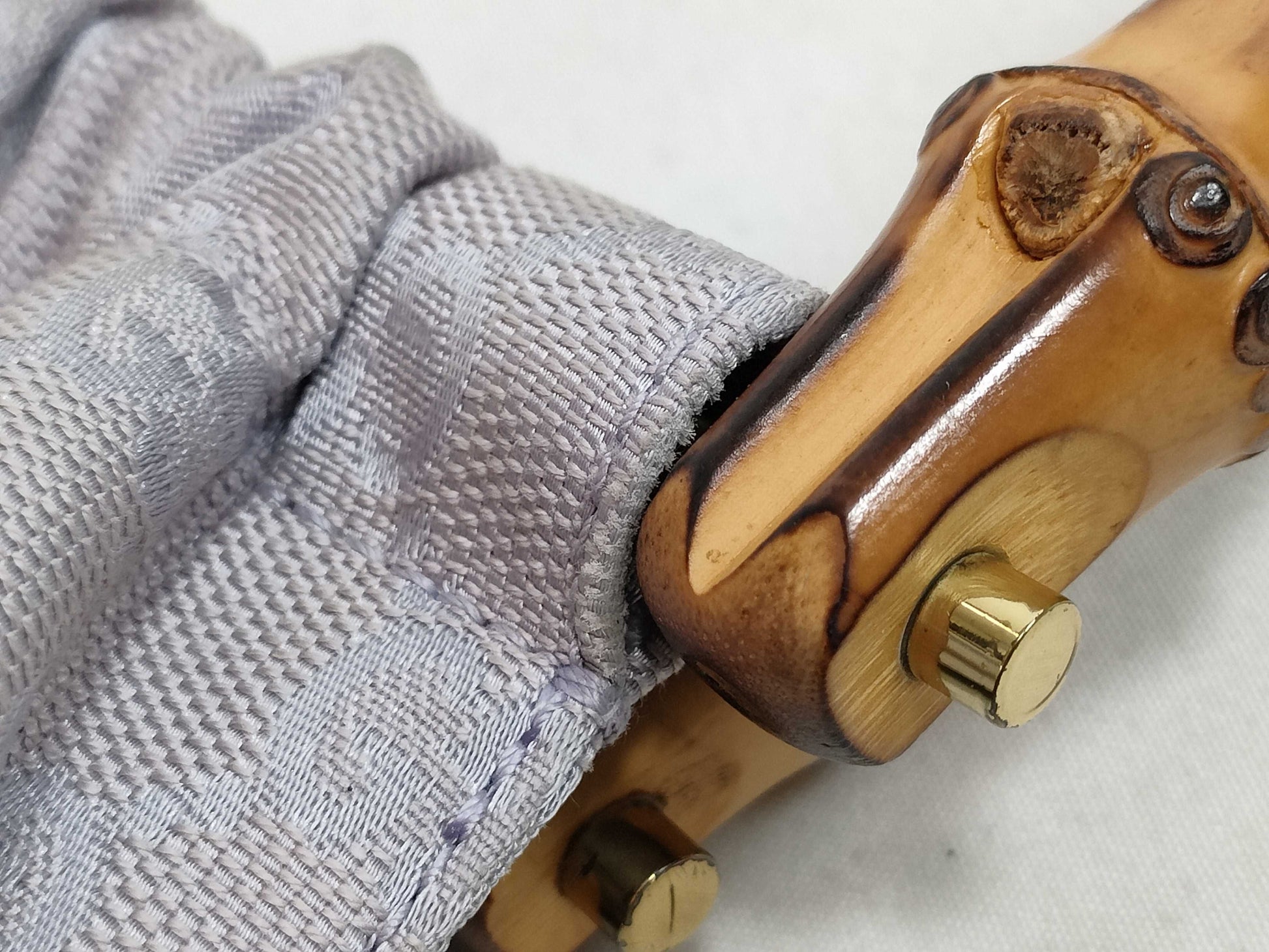 GUCCI Bamboo GG Canvas Handbag 92708 001998 Purple Handbag