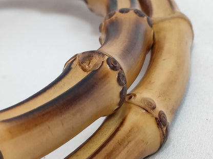 GUCCI Bamboo GG Canvas Handbag 92708 001998 Purple Handbag