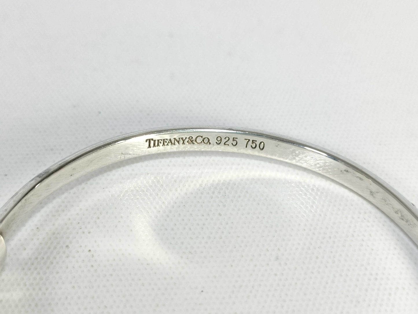Tiffany & Co. Tiffany Hook and Eye Bangle SV925/750 Bracelet/Bangle