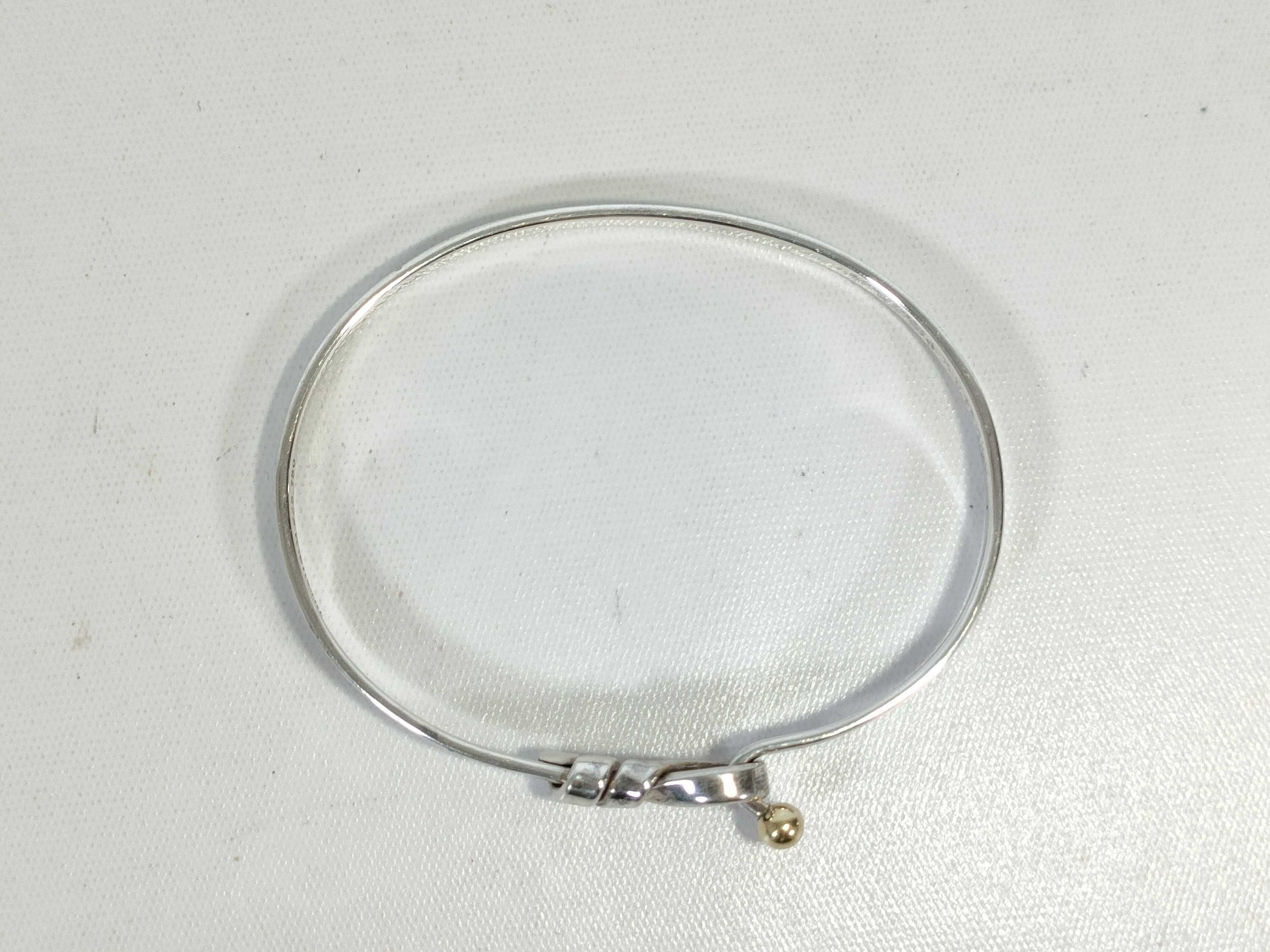 Tiffany & Co. Tiffany Hook and Eye Bangle SV925/750 Bracelet/Bangle