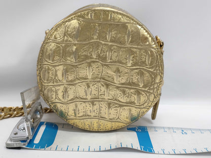 CHANEL Lamb Crocodile Embossed Shoulder Bag with Seal