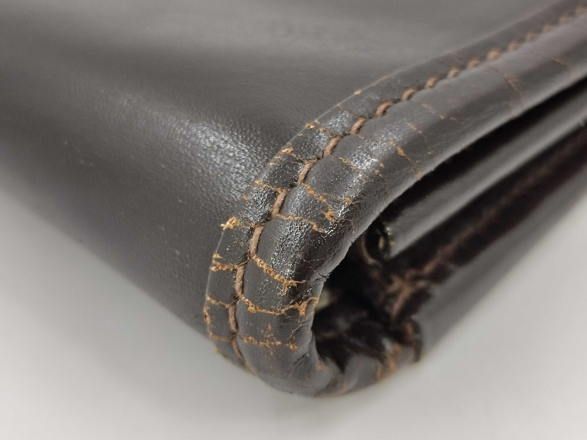 HERMES Jige Brown Second Bag Clutch Bag