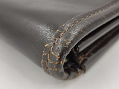 HERMES Jige Brown Second Bag Clutch Bag