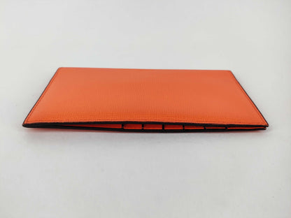 Valextra Long Wallet Orange Wallet