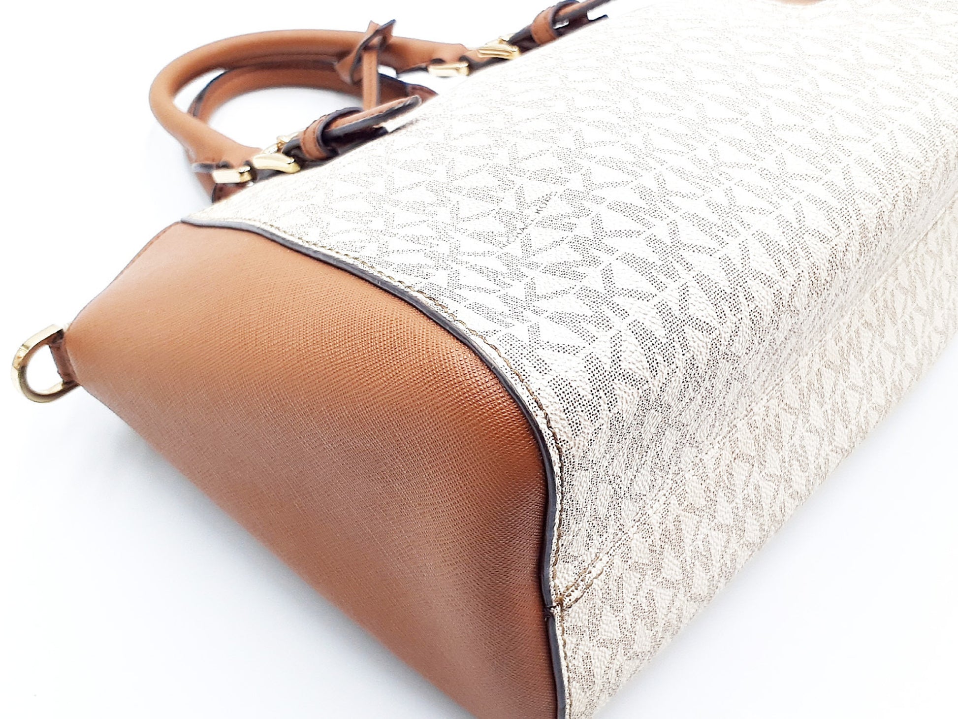 Michael Kors 3-Piece Logo Leather Handbag Set with Gold Hardware