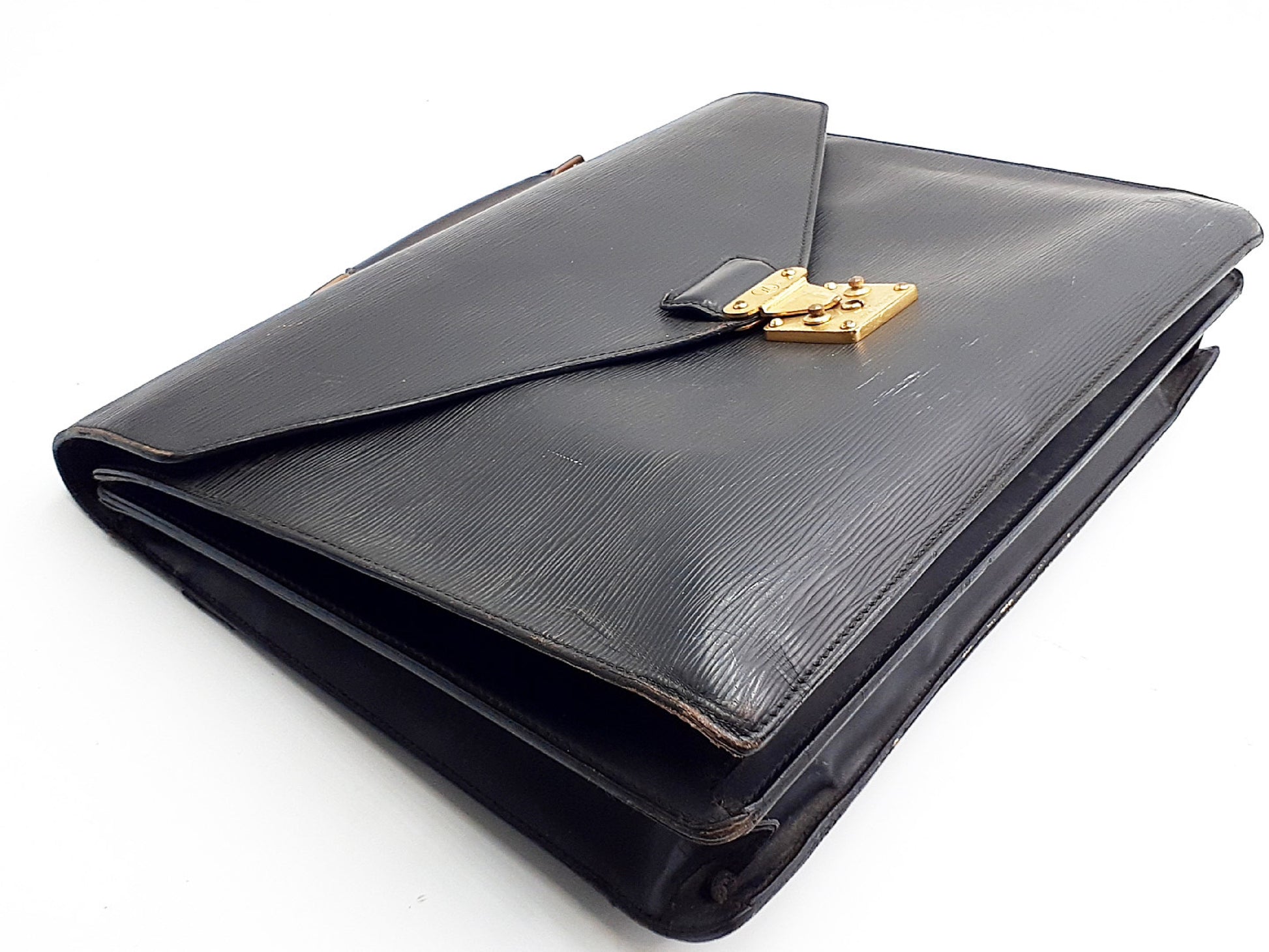 LOUIS VUITTON Epi 2-Piece Set Epi Conseiller Business Bag Black Business Bag