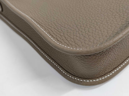 HERMES Evelyne 16 TPM Etoupe Gold Hardware K Stamped Shoulder Bag